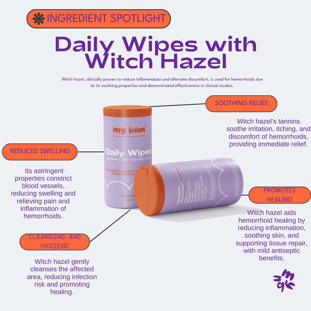 Witch Hazel Daily Wipes, 50 ct