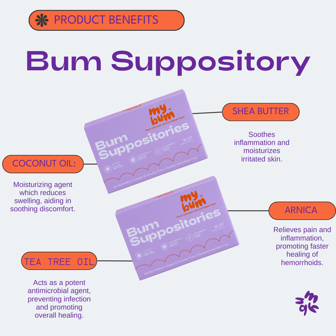 Bum Suppositories, 8ct